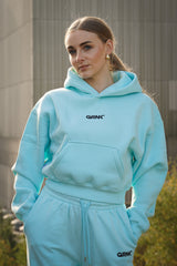 Oversized Cropped Hoodie - GRNK - Core Edition (Island Paradise)