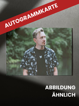 Signierte Autogrammkarte