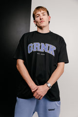 Oversized T-Shirt - GRNK Core - Black Varsity