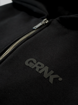 Oversized Zip Hoodie - GRNK Core - All Black