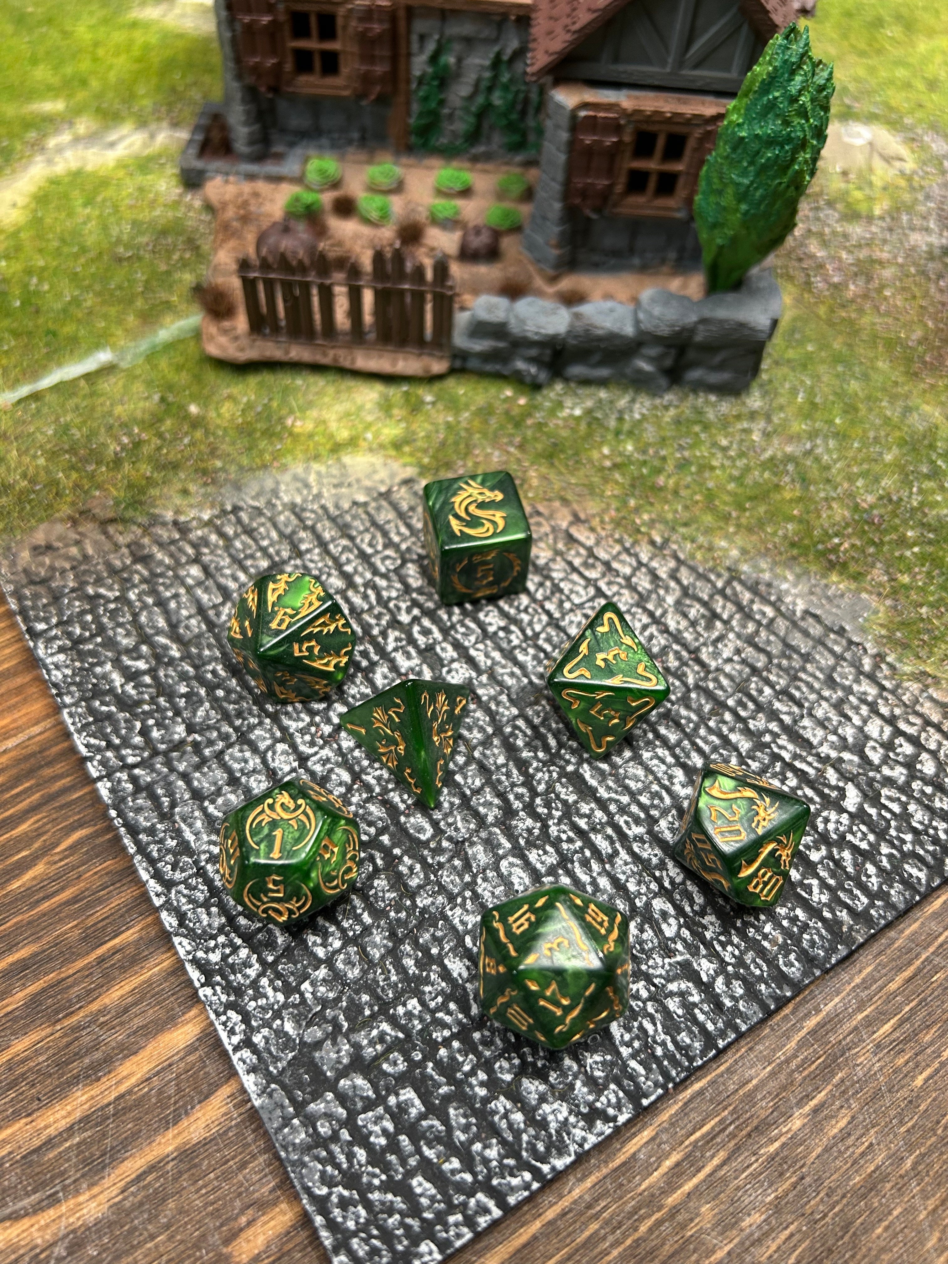 Würfelset - Smaragdgrün - HORDE