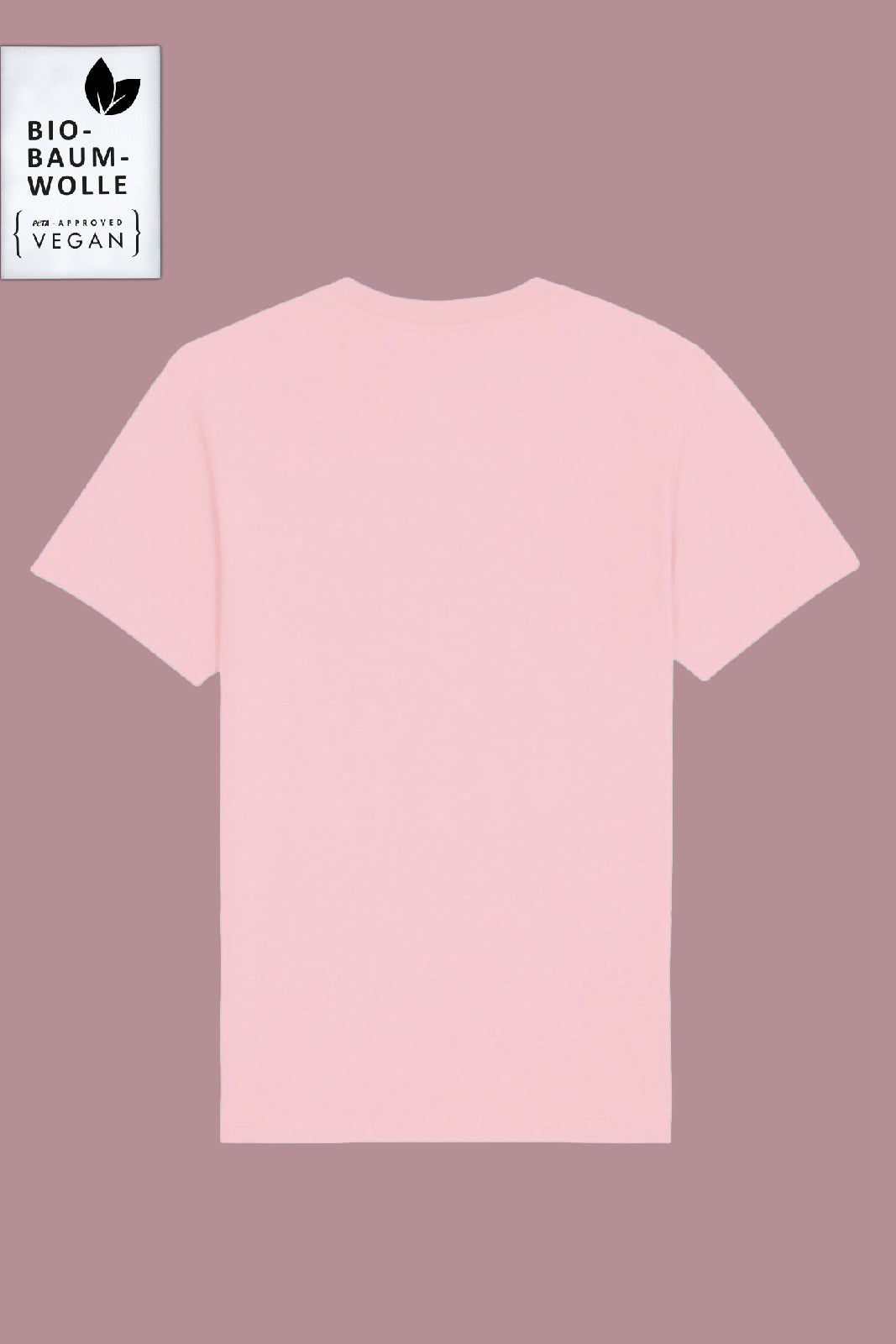 Kapuzenwurm T-Shirt "EMOTE" Pink (Back)